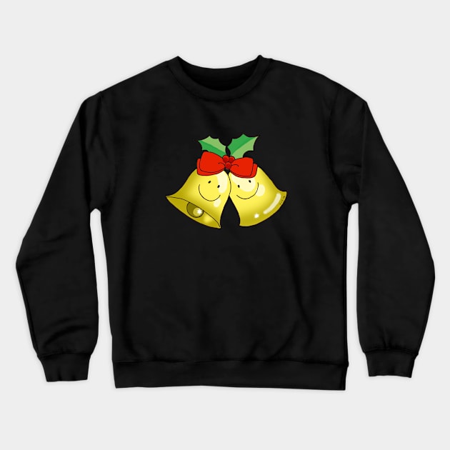 cute Xmas jingle bells Crewneck Sweatshirt by cartoonygifts